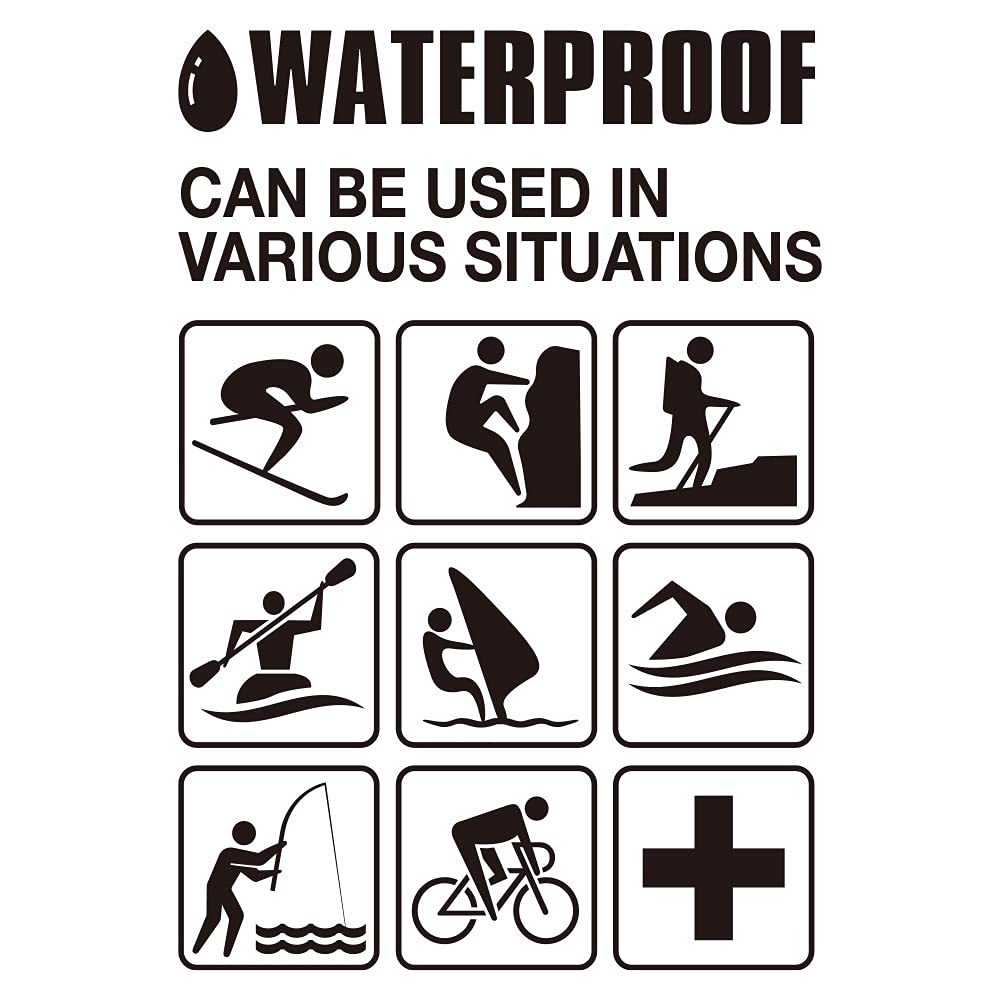 DRESS Waterproof Tote Ideal for Disaster and Large and Also suitable for long and outdoor activities like campfires and Bag, 65L/GRY, Fishing,