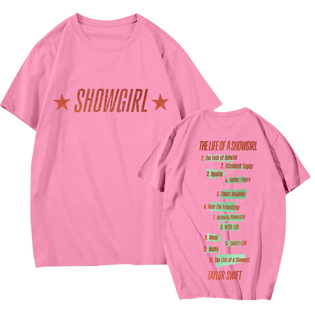 Women's Casual Printed T-Shirt Round Neck Pullover Short Sleeve Top