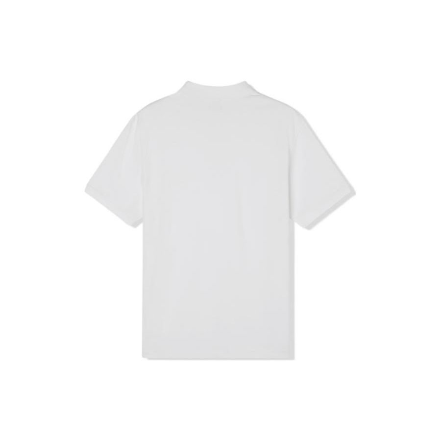Levis Solid Logo Short Sleeve Polo Shirt Men tops White A0229-0000