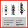 Led Motorcycle Light Moto Accessories 3000K+6000K 12V Headlight Bulbs Dual Color Auxiliary Spotlight Lamp