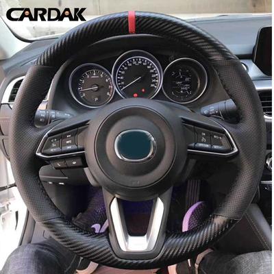 CARDAK – housses de volant de voiture à monter soi-même, pour Mazda 3 Axela 2017 2018 Mazda 6 Atenza 2017- CX-3 2018- CX-9