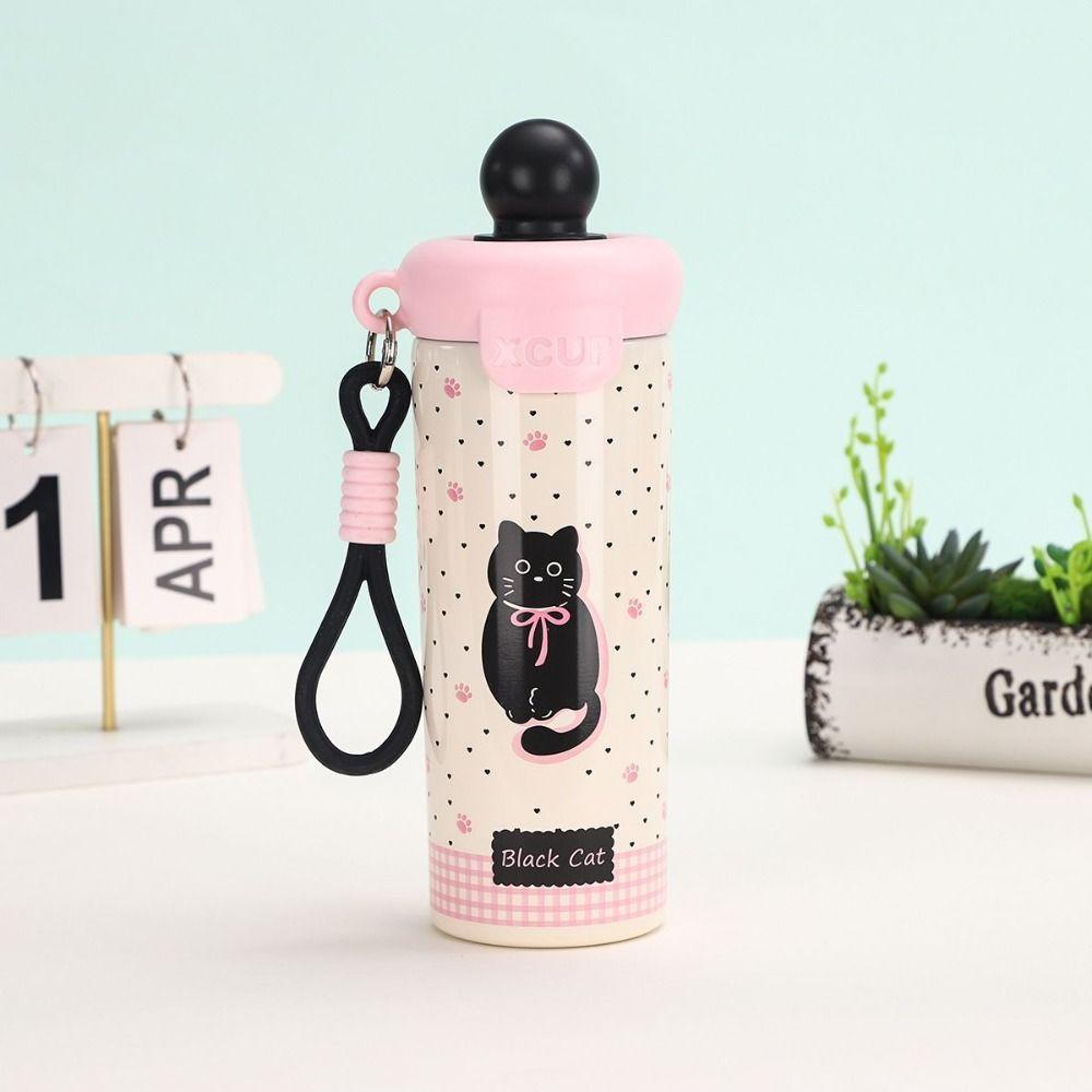 316 Stainless Steel Insulated Water Bottle Cute Cold Beverages Cups Drinkware Vacuum Flask  Office