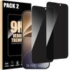 2 Anti-Spy Tempered Glass Protectors for iPhone 18 Pro Max, Rigid Shockproof Scratch-Resistant