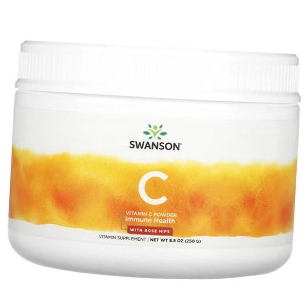 

Vitamin C Powder with Rose Hips, Swanson 250g (36280220) 250g