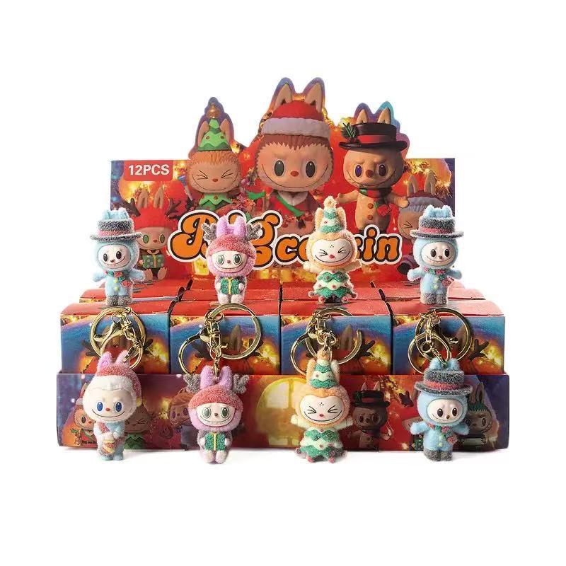 Populaire Kerst Abubu Pop Mart Poppen Ornament Blind Box Speelgoed