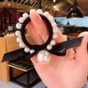 Korean Style Woman Big Pearl Hair Ties Hairband Scrunchies Girls Ponytail Holders Rubber Band Hair Accessories  New Fashion