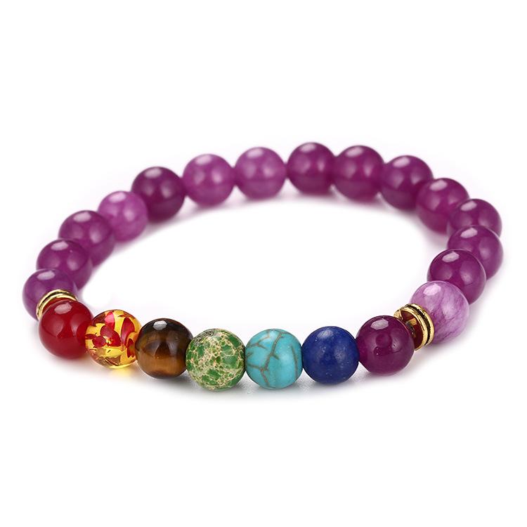 8Mm Prayer Beaded Bracelet, Emperor Stone, Agate Bracelet.