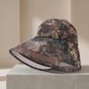 Adjustable Flower Empty Top Cap Polyester Large Brim Sun Hat Anti-Sun Fisherman Hat  Outdoor
