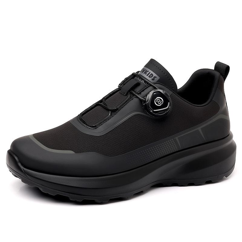 Men's Shoes Four Seasons Comfortable Platform Rotating Button Sports Shoes Men's City Outdoor Casual Shoes Hiking Hiking Shoes