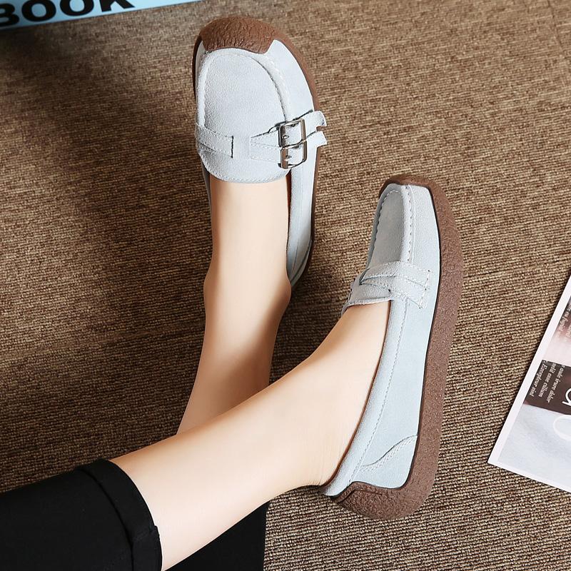 Women's Female Ladies Mother Shoes Sandals Platform Flats Slip On Hollow Summer Cool Moccasins Vulcanized Shoes 41 42