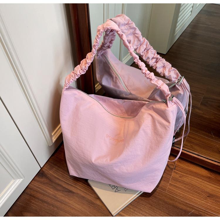 Canvas tote large-capacity bag women's 2025 spring and summer new shoulder bag fashion casual messenger bag
