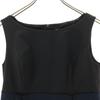FOXEY NEW YORK made in Japan No sleeve one piece 38 Navy Women Used