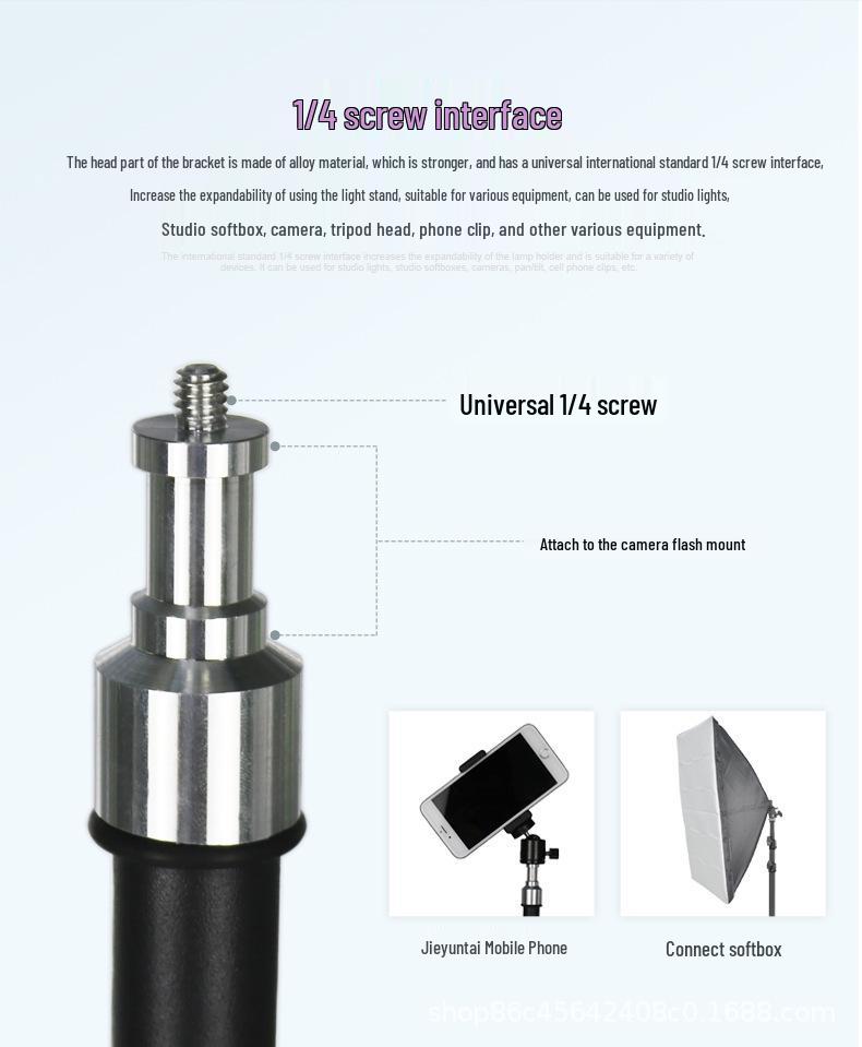 Adjustable Frosted Phone Holder & Carbon Steel Live Streaming Tripod with Fill Light, Outdoor Selfie Stick