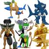 Italienisches Gehirnfäule Tung Tung Sahur Figuren Tralalero Tralala Bombardino Crocodilo Shimpanzini Bananini Zusammenführungsmodell Spielzeug Geschenk