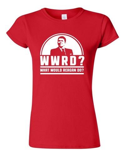 Junior WWRD What Would Reagan Do? President Election 84 Funny DT T-Shirt Tee Unisex T-Shirt S