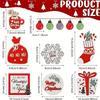 Décorations de bureau uniques pour les fêtes Décoration de plateau à étages de Noël Accessoires Fournitures de fête pour table de cuisine Plateau cadeau Non inclus