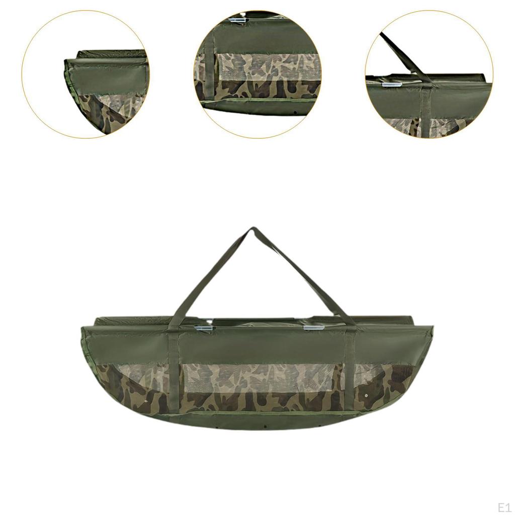 Fish Weigh Bag Unhooking Portable Foldable Convenient Use Outdoor Weighing Protective