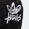 adidas Originals New Fur Jacket Black White JD3776