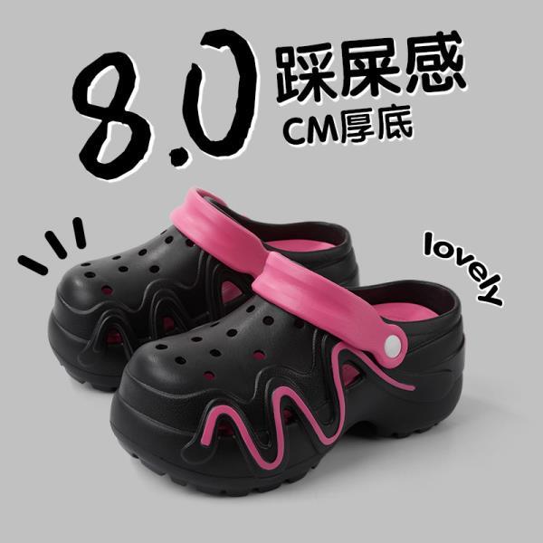 Fashion Slippers Casual Summer Women's Shoes Platform Shale Female Beach Pantofle Slides Cover Toe Luxury Sabot 2025 Flat Fashion