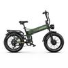 APEFOX RH20 Składany Elektryczny Rower Fat Bike Podwójne Silniki 750W Opony 20" Zielony