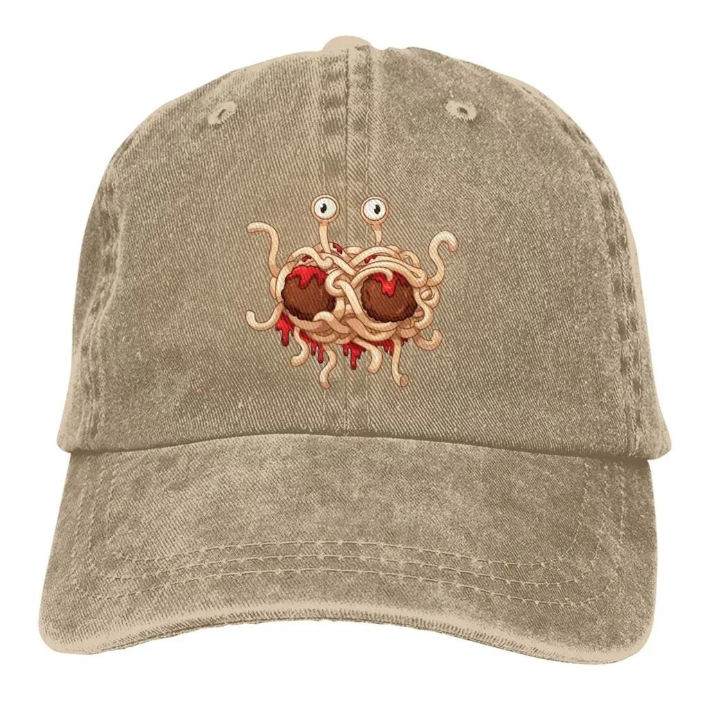 Flying Sspaghetti Monster FS Merchandise Unisex Style Baseball Caps Distressed Denim Caps Hat