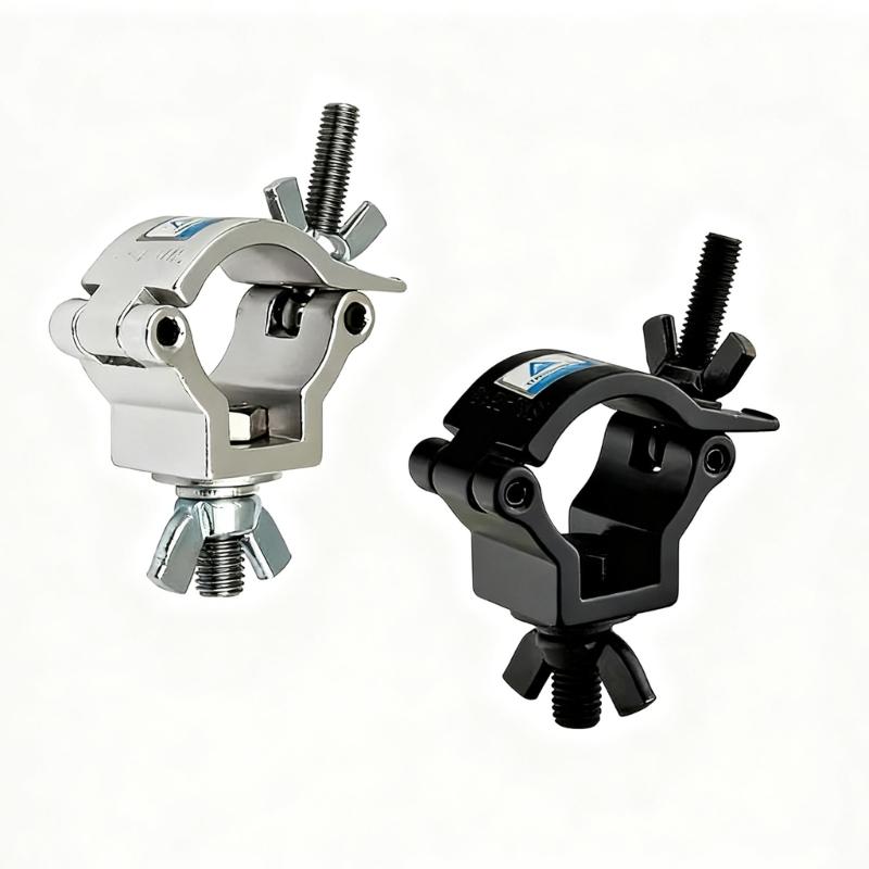 Heavy Type Light Fixture Clamp For 32mm To 35mm Pipe Secure Mounting Aluminum Magnesium Alloys