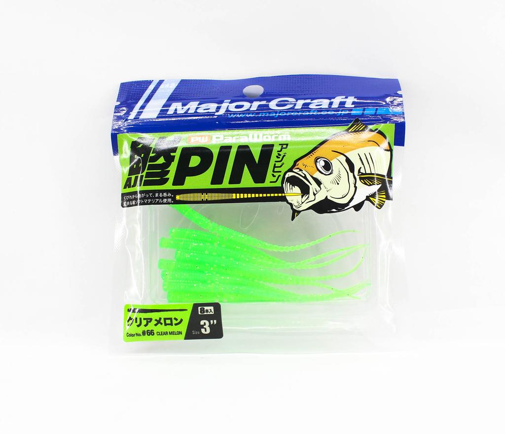 Sale Major Craft Soft Plastic Lure Paraworm 3 Inch PW-AJI PIN 066 (2920)