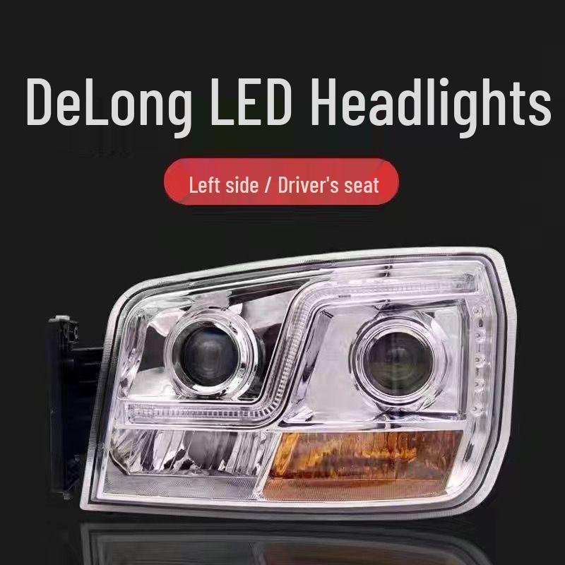 LED Super Bright Front Headlight Assembly for Shaanxi Delong M3000, X3000, H3000 Standard