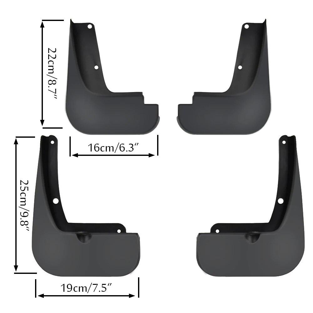 Car Mudflaps For KIA Rio X-Line KX Cross 2017-on Mud Flaps Splash Guards Mudguards Mud Flap Front Rear Fender Protector