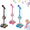 Kids Microphone with Stand Karaoke Song Machine Music Instrument Toys Brain-Training Educational Toys Birthday Gift for Girl Boy