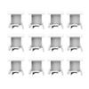100Pcs UK B2 Terminal Marking Block Set PA66 DIN Rail Guideway Marker for Identification