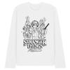Stranger Things: Tales from Â´85 Unisex Adult Group Sketch Long-Sleeved T-Shirt