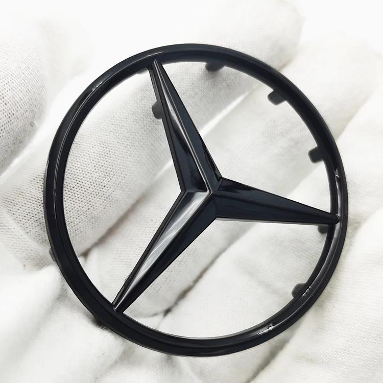 WVQ5 52/58mm ABS Emblem for Mercedes Benz W246 W176 A63 W166 W212 W213 W177 W205 C180 C63 W167 A35 Car Steering Wheel Logo with Pins