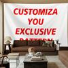1Pc Custom Tapestry Background Cloth Customized Personalized Photo, Text Tapestry, Background Cloth, Personalized Photo Printing