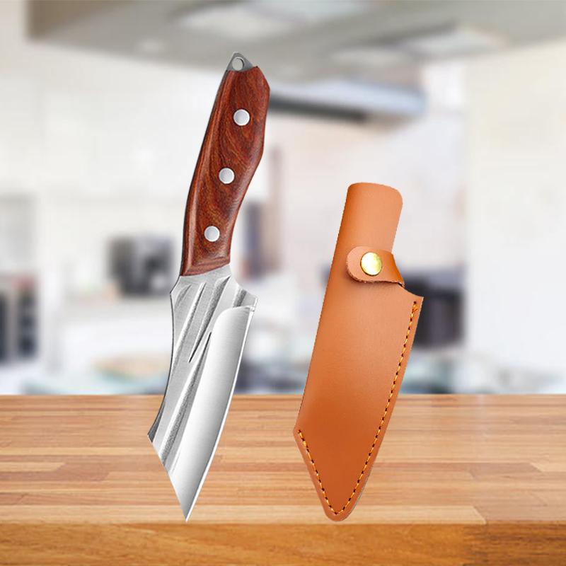 5Cr15Mov Stainless Steel Fruit Butcher Boning Knife Meat Cleaver Knife Hand Forged Kitchen Chef Knife