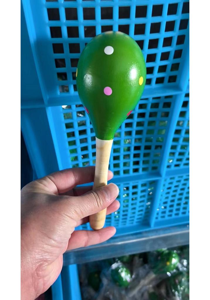 Colorful Wooden Maracas for Children - Orff Percussion Teaching Aids