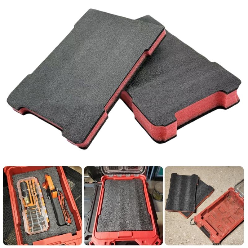 2pcs Customs Fit Foam Padding Inserts for 48-22-8435 Tool Case Liners Easy Cutting To Accommodate Instrument Secure