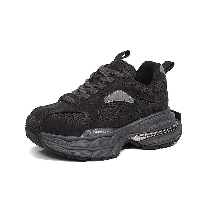 

Новые женские кроссовки, модные спортивные одинарные кроссовки на толстой подошве 40 серый