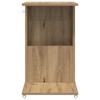 Side Table Artisan Oak 40 x 35 x 60 cm Engineered Wood