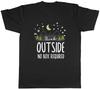 Pensa Fuori dagli Schemi Non Serve Scatola Maglietta Unisex da Uomo T-shirt Regalo