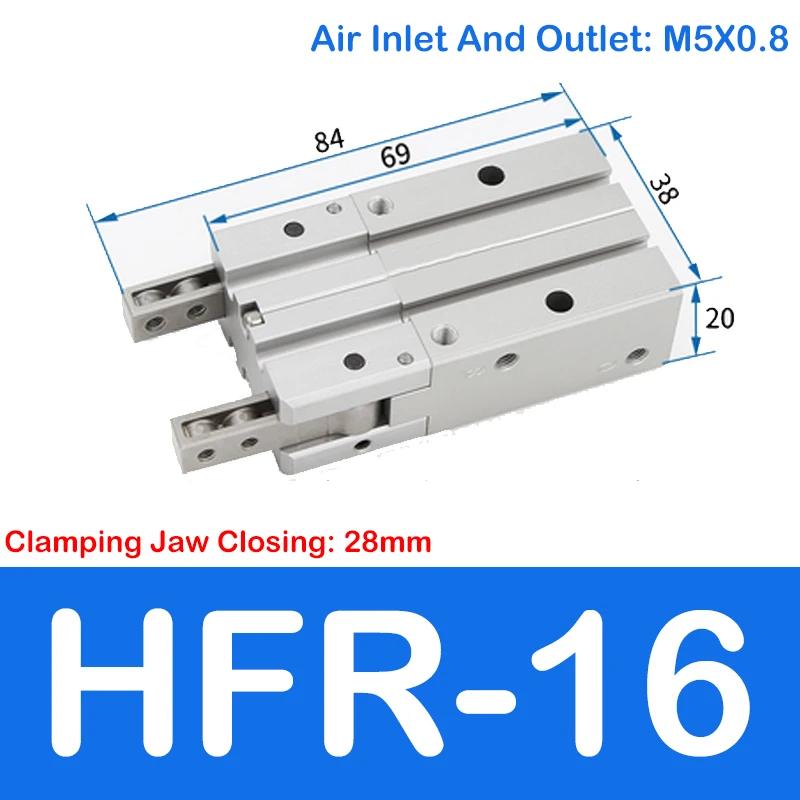 HFR Finger Cylinder HFR10/HFR16/HFR20/HFR25N180 Degree Opening and Closing Claw