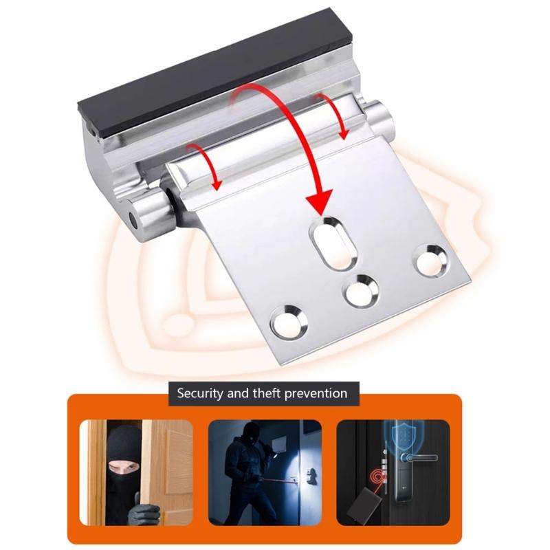 Enhances Safety Door Lock Set Heavy Duty Door Lock Child Safe Door Reinforcement Lock Upgrades for Inward Swing Door