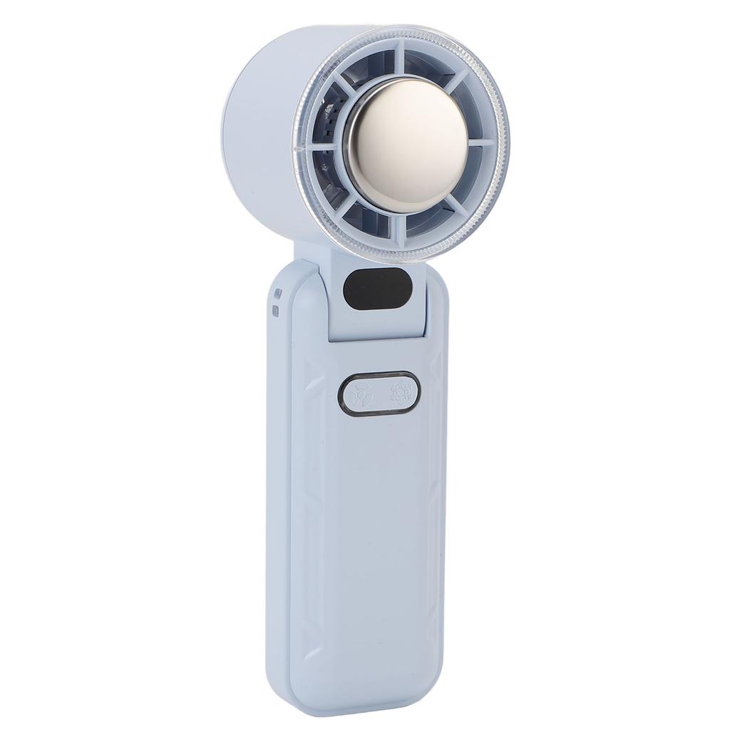Portable Handheld Fan 5 Speeds Foldable Quiet Rechargeable Mini High Speed Cooling Fan with Digital