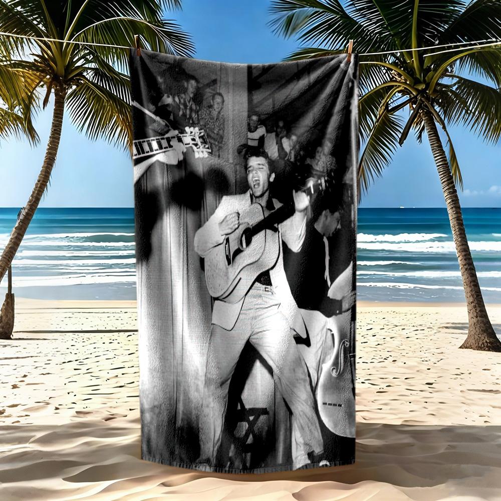 Elvis Strandtuch Weich Langlebig Schnelltrocknend Bequem Leicht