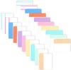 Reusable Waterproof Transparent Sticky Notes - Creative Fluorescent Index Tabs and Classification Labels