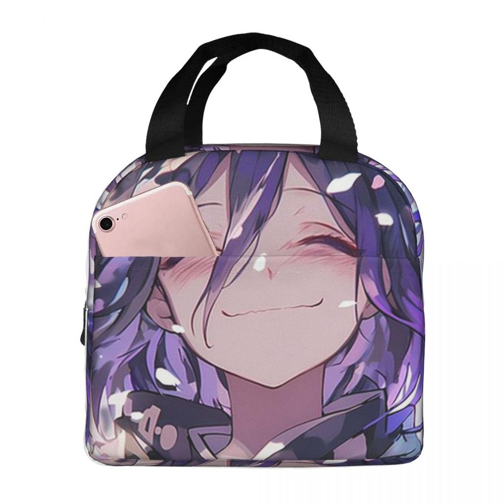 Sac à lunch isotherme Anime Kokichi Ouma Danganronpa pour femmes enfants Boîtes alimentaires portables Boîte à lunch thermique Sac fourre-tout