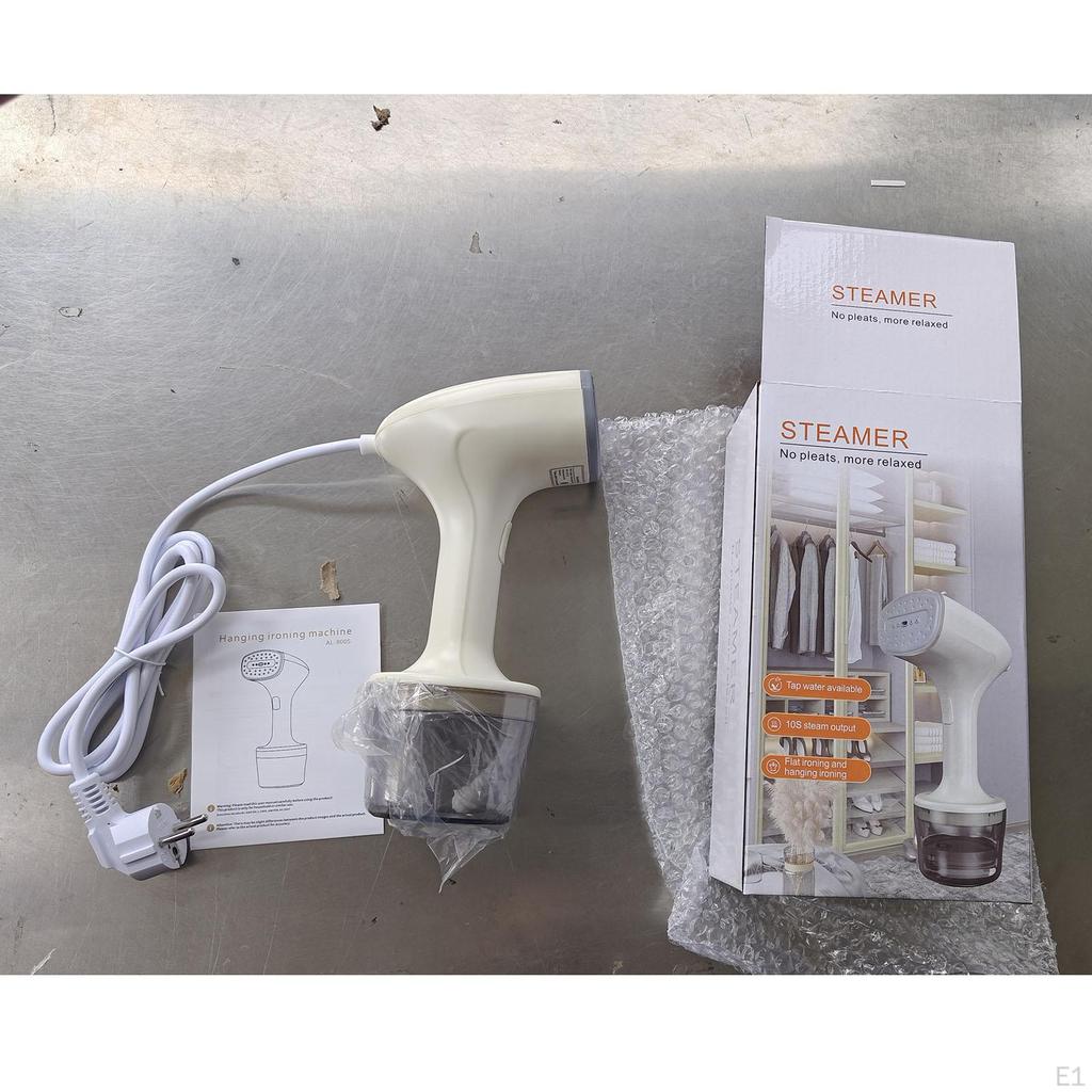 Clothes Steamer Portable Accessories EU Adapter for Traveling Hotel Vacation Beige