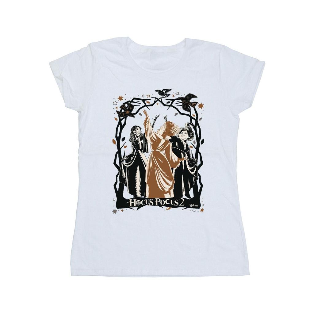 Disney Dámské/Dámské bavlněné tričko Hocus Pocus Birds