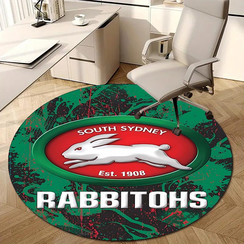 1pc Football Team (16) Design Printed Area Round Carpet for Bedroom Living Room Home Decor Rugs Mat Non Slip Mat Rug for Bedside