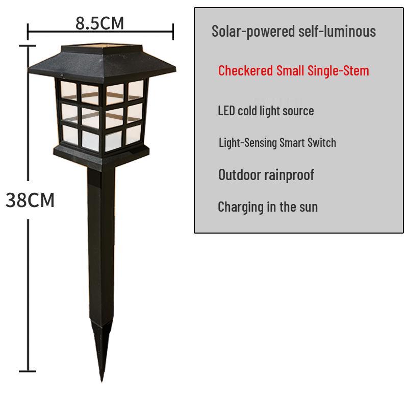 Solar Wasserdichte Außenwegleuchten - Villa, Garten, Terrasse, Rasen, Landschaftsbeleuchtung